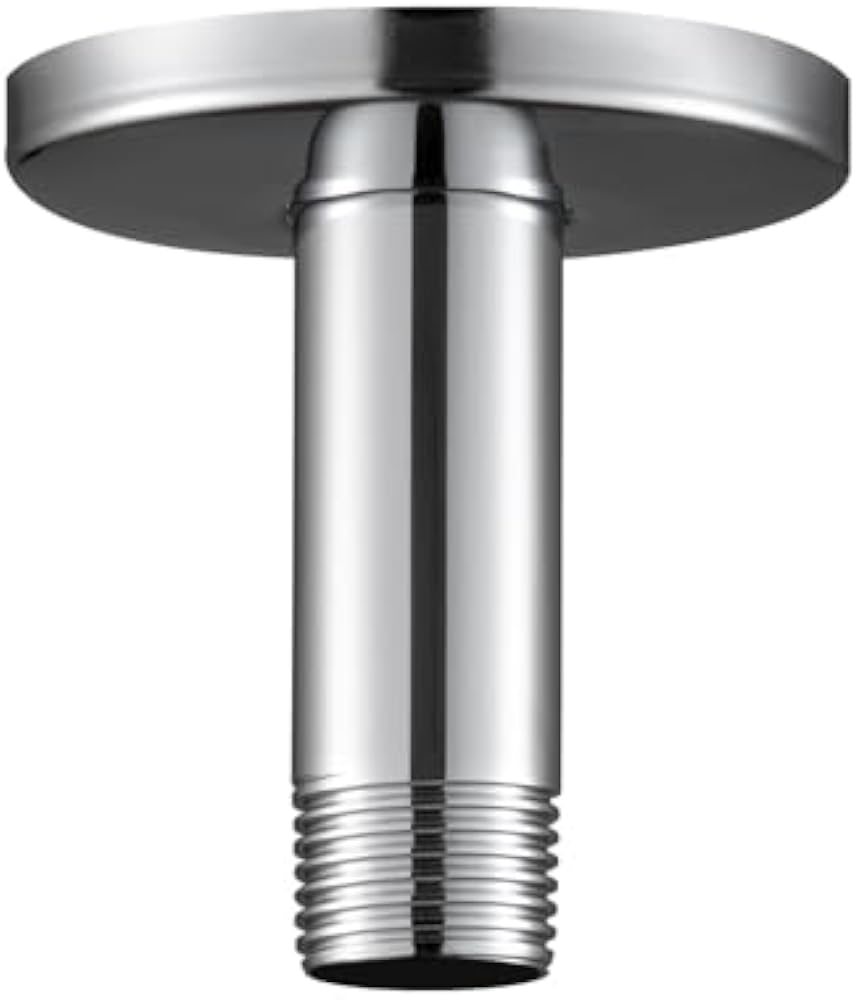 Ceiling mount straight shower arm