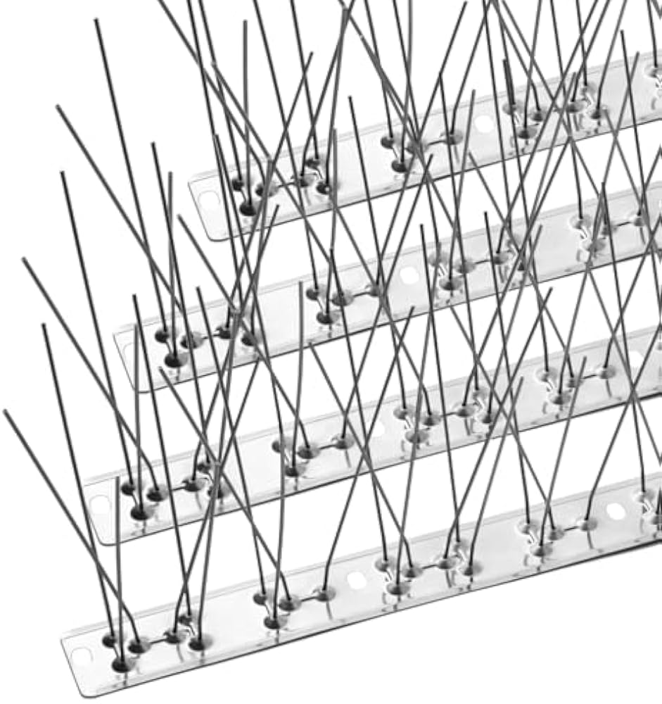 Stainless steel bird spikes