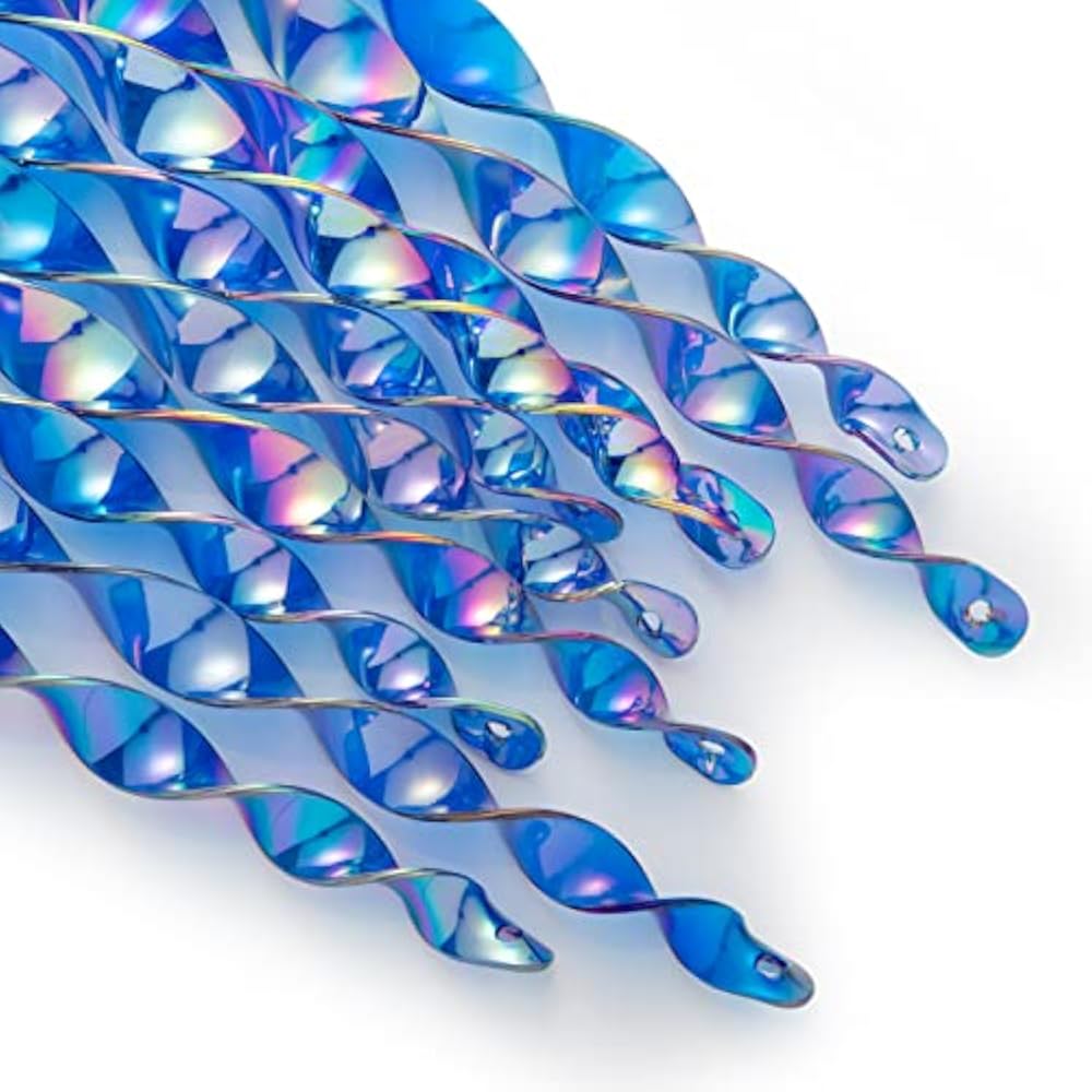 Reflective bird scarer rods