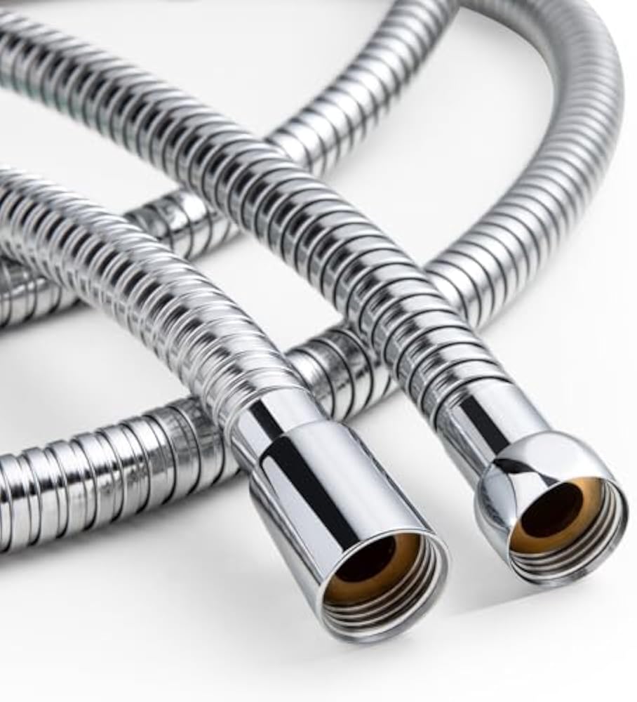 High-flow stainless steel shower hose